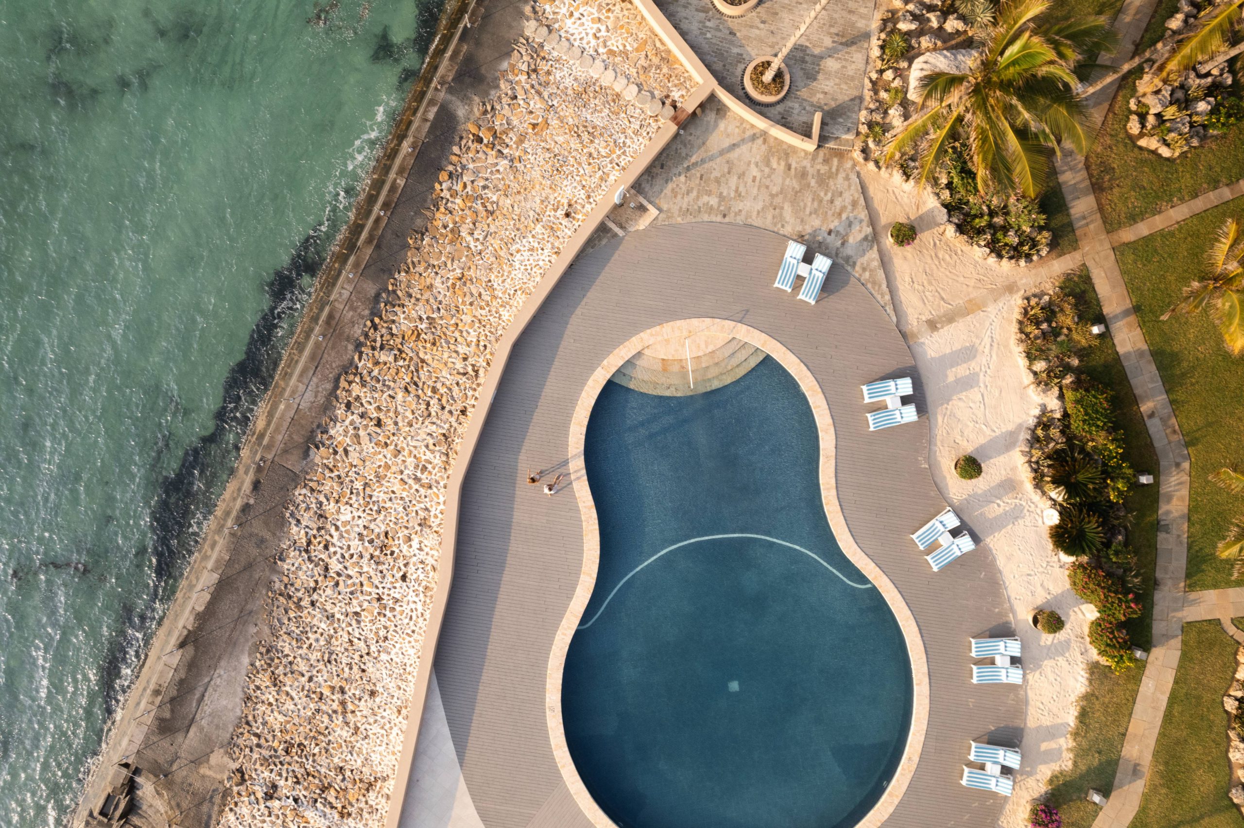 Main Pool Aerial View